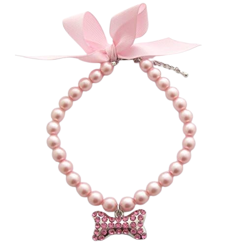 Pearl_Crystal_Dog_Collar
