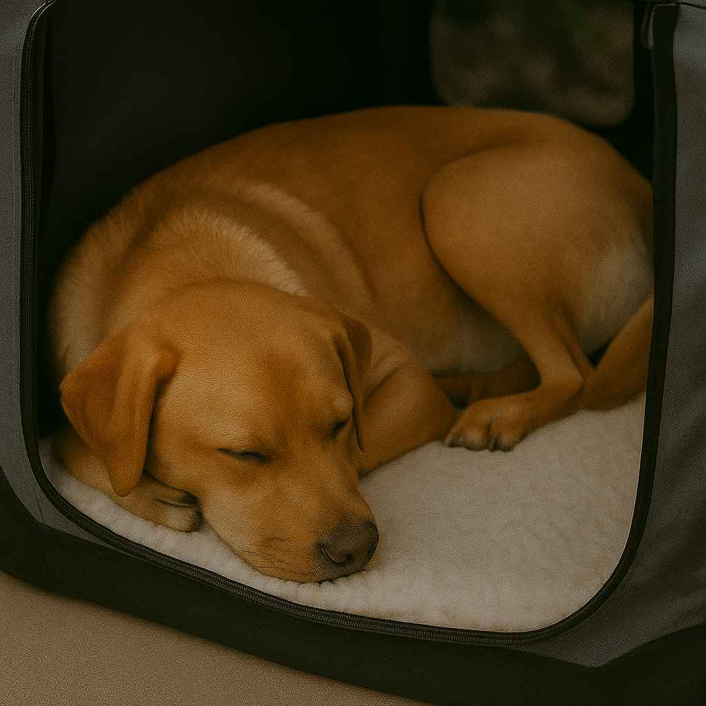 Portable dog bed