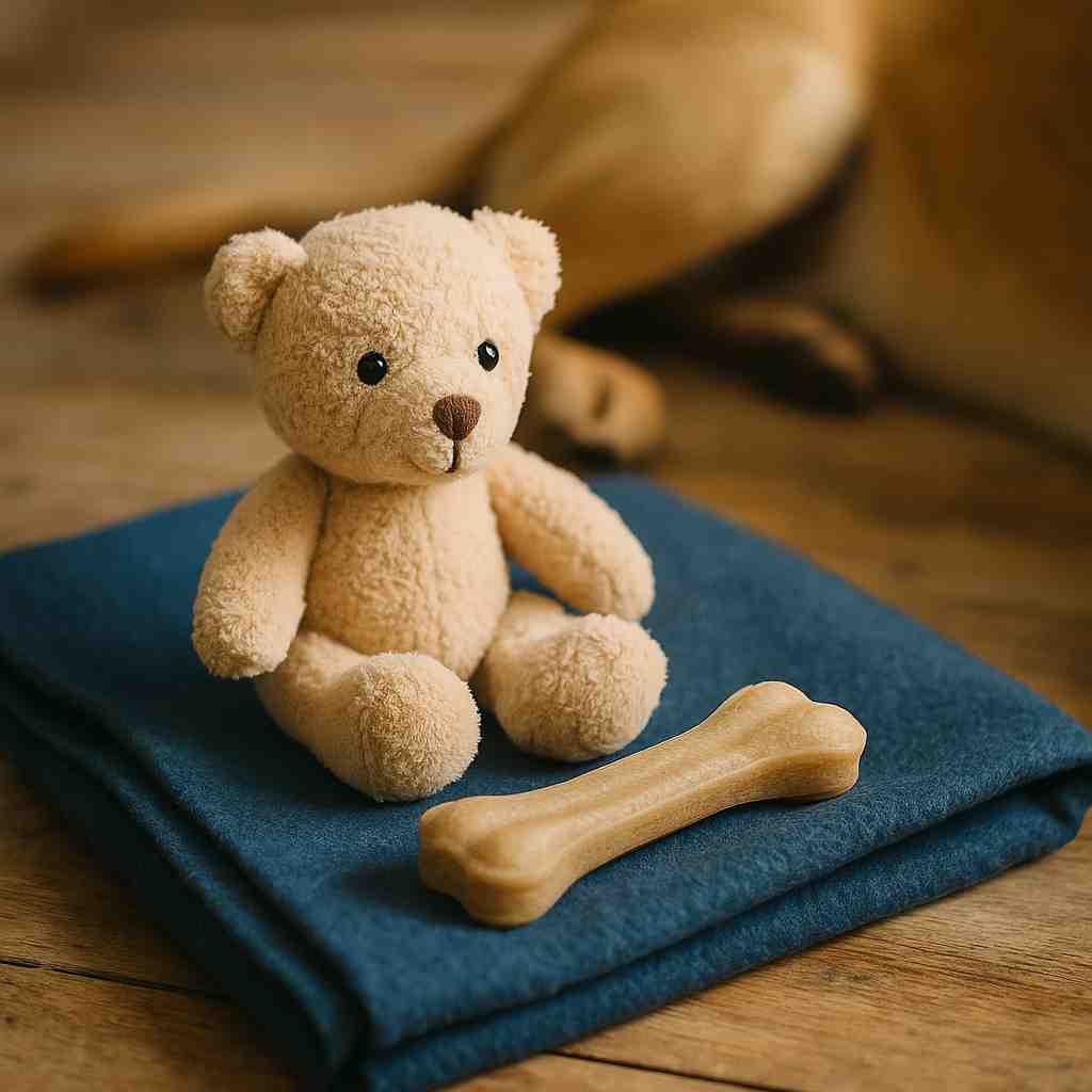 Dog Comfort items from home