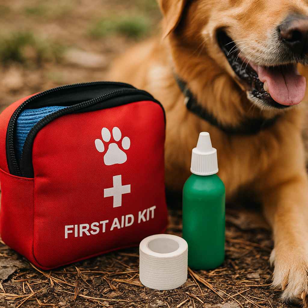 Dog friendly first aid kit