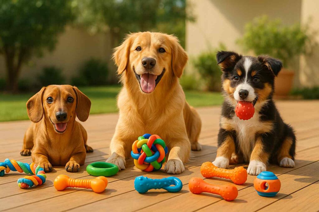 Dog outdoor toys for all breeds