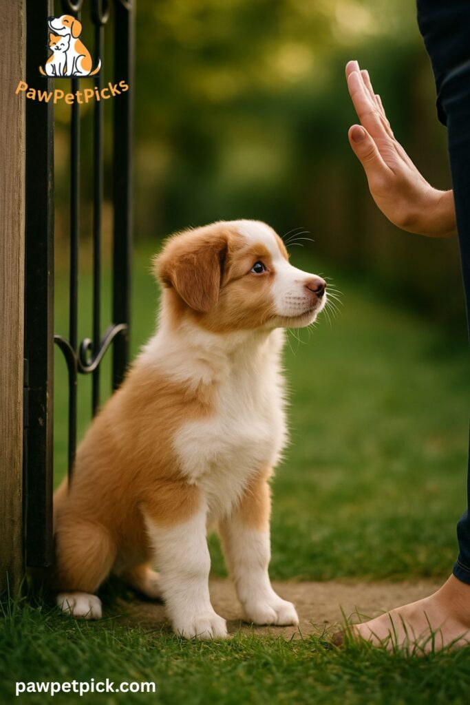 Dog Training Command - wait